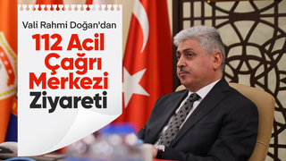 Sakarya Valisi'nden 112 Acil Çağrı Merkezi ziyareti