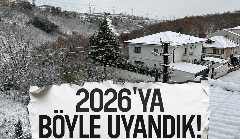 Sakarya 2026'ya karla uyandı