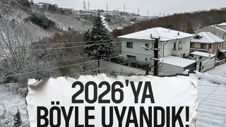 Sakarya 2026'ya karla uyandı