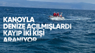 Sakarya AFAD ekibi denizde kaybolan iki kişiyi arıyor