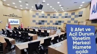 Sakarya Afet ve Acil Durum Yönetim Merkezi Toplantı Salonu açıldı