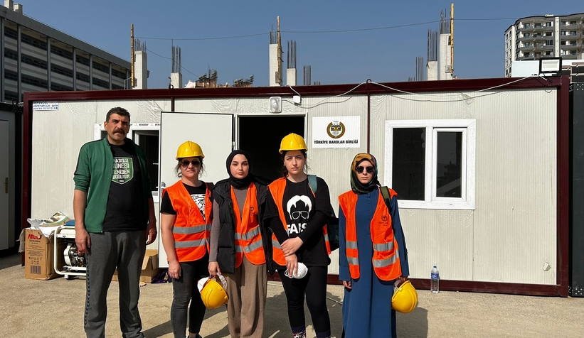 Sakarya Barosu gönüllüleri Hatay'a gitti