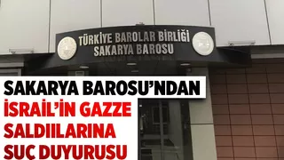 Sakarya Barosu İsrailli yetkililer hakkında harekete geçti