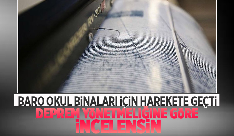 Sakarya Barosu’ndan okul binalarının incelenmesi talebi