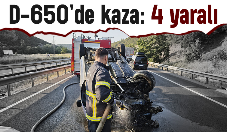 Sakarya-Bilecik  karayolunda kaza: 4 yaralı