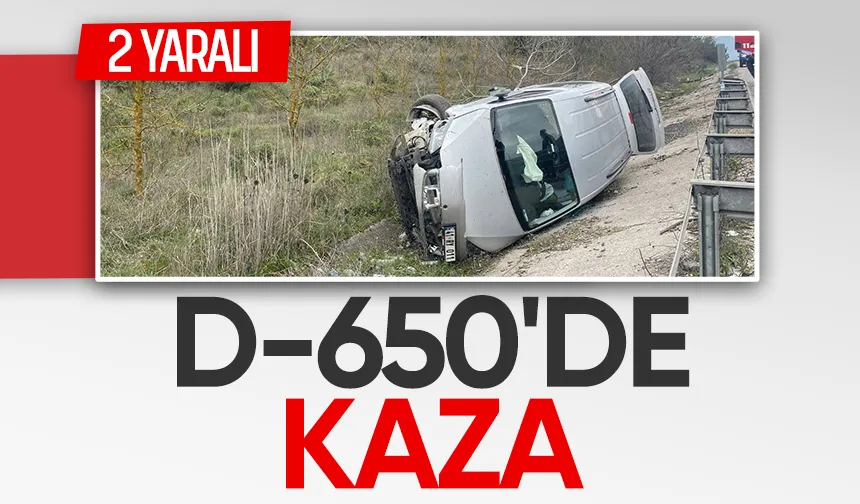 Sakarya-Bilecik sınırında kaza: 2 yaralı