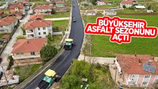 Sakarya Büyükşehir asfalt sezonunu açtı