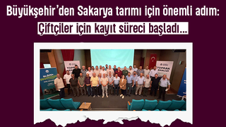 Sakarya Büyükşehir'den tarım için önemli adım