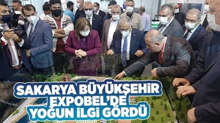 Sakarya Büyükşehir EXPOBEL’de yoğun ilgi gördü