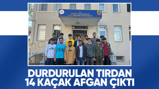 Sakarya'da 14 Afgan kaçak yakalandı