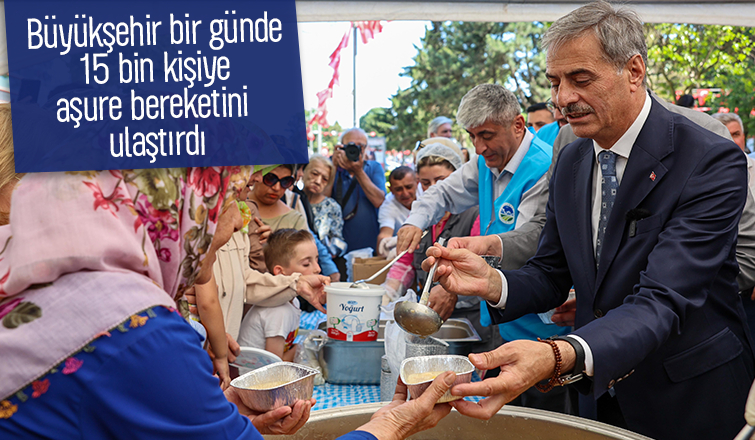 Sakarya'da 16 ilçede aşure ikramı başladı