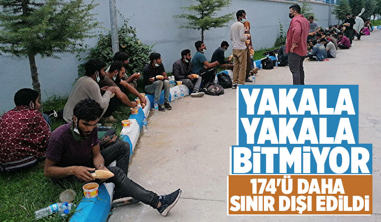 Sakarya'da 174 kaçak göçmen sınır dışı edildi
