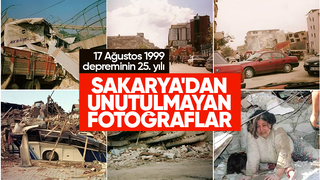 Sakarya'da 1999 Depremi'nin yol açtığı yıkımdan fotoğraflar