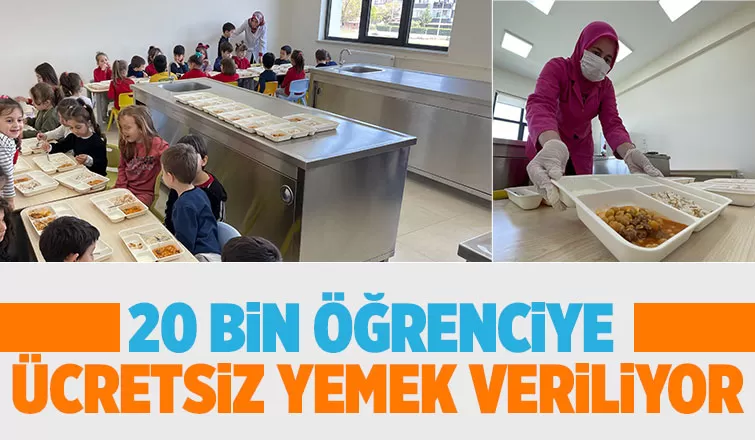Sakarya'da 20 bin öğrenciye ücretsiz yemek