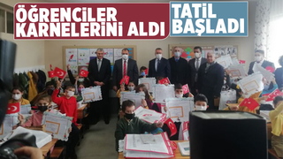 Sakarya'da 200 bine yakın öğrenci karne aldı