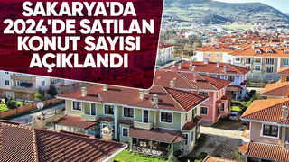 Sakarya'da 2024'de konut satışları arttı