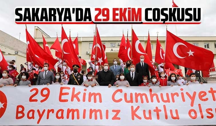 Sakarya'da 29 Ekim coşkusu