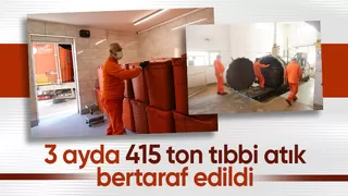 Sakarya'da 3 ayda 415 ton tıbbi atık bertaraf edildi