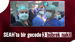 Sakarya'da 3 hastaya böbrek nakli yapıldı