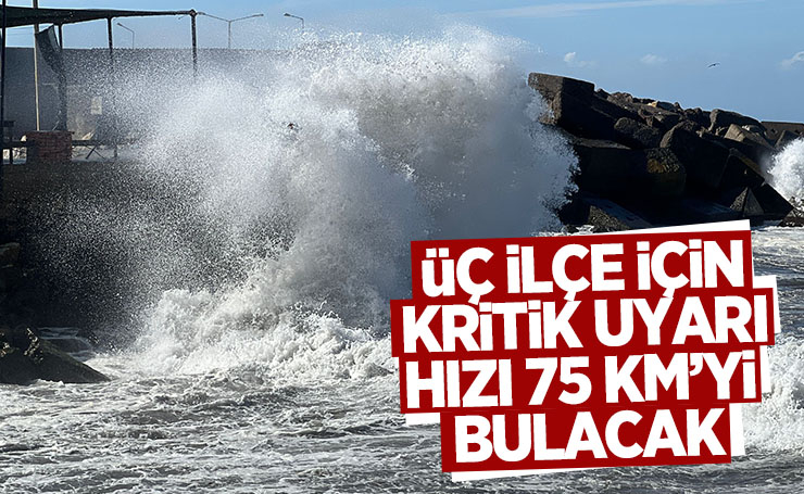 Sakarya'da 3 ilçe için kritik uyarı