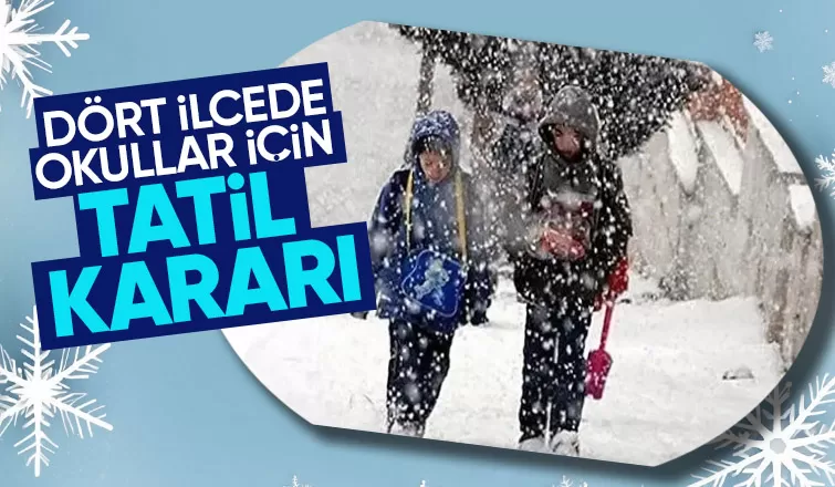 Sakarya da 4 ilçede okullar için tatil kararı