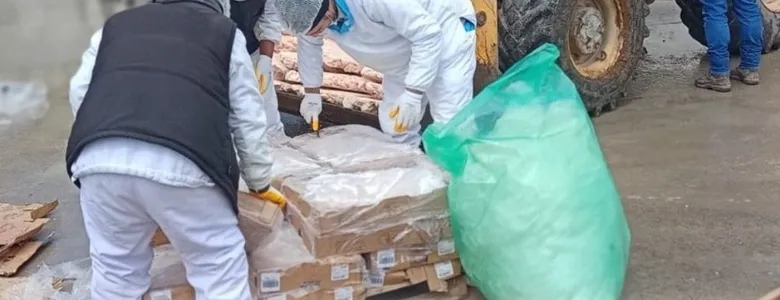 Sakarya'da 32 ton tarihi geçmiş tavuk eti ele geçirildi