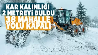 Sakarya'da 38 mahalle yolu kapalı