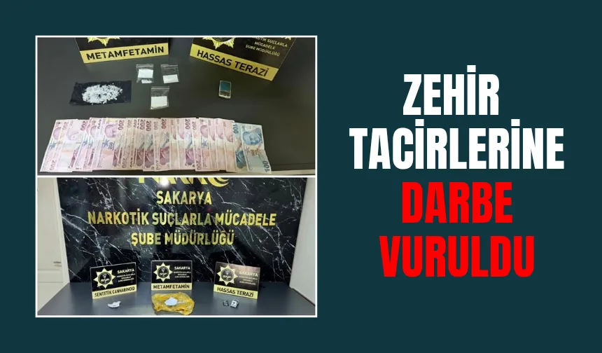 Sakarya'da 4 ayrı narkotik operasyonu