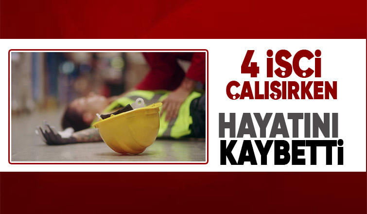 Sakarya'da 4 işçi çalışırken hayatını kaybetti!