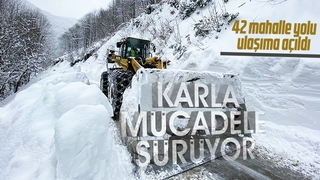 Sakarya'da 42 mahalle yolu ulaşıma açıldı