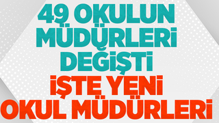 Sakarya'da 49 okulun müdürü değişti