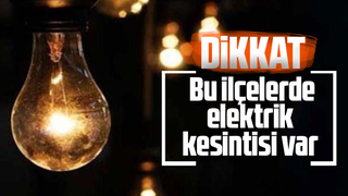 Sakarya'da 5 ilçe için elektrik kesintisi uyarısı