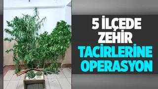Sakarya'da 5 ilçede uyuşturucu operasyonu