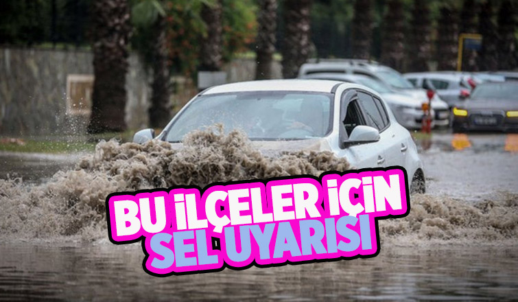 Sakarya'da 5 ilçeye kuvvetli yağış uyarısı