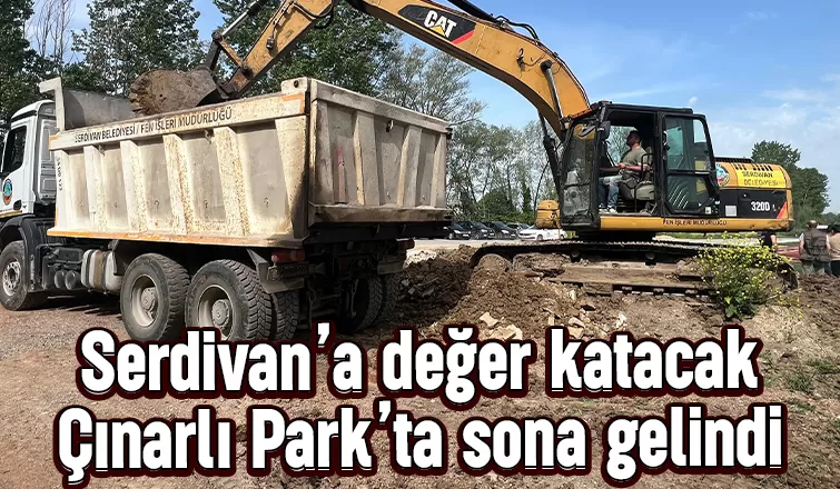 Serdivan Çınarlı Park’ta sona gelindi