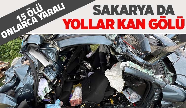 Sakarya'da ağustos ayındaki kazalarda 15 kişi öldü