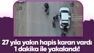 Sakarya'da aranma kaydı girildi, 1 dakika sonra Ordu'da yakalandı