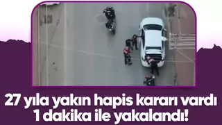 Sakarya'da aranma kaydı girildi, 1 dakika sonra Ordu'da yakalandı