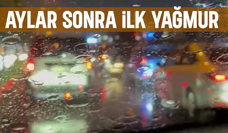 Sakarya'da aylar sonra yağmur yağdı