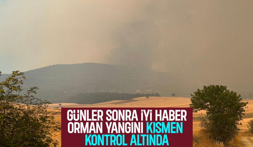 Sakarya'da başlayıp Bilecik'e sıçrayan orman yangını kısmen kontrol altında