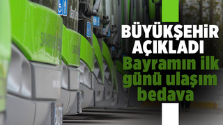 Sakarya'da bayramın ilk günü otobüsler ücretsiz