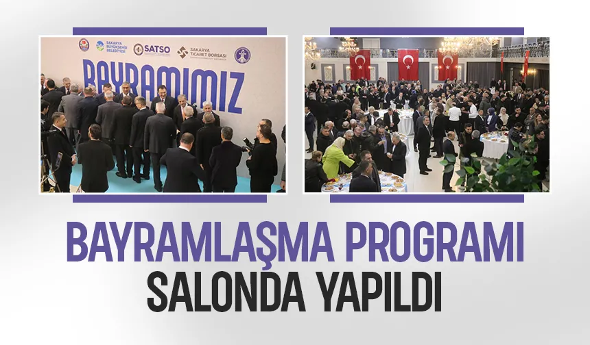 Sakarya'da bayramlaşma progrmı
