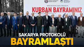 Sakarya'da bayramlaşma töreni