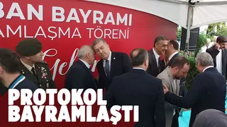 Sakarya'da bayramlaşma töreni