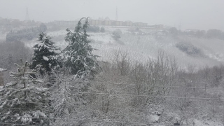 Sakarya'da beklenen kar yağışı başladı