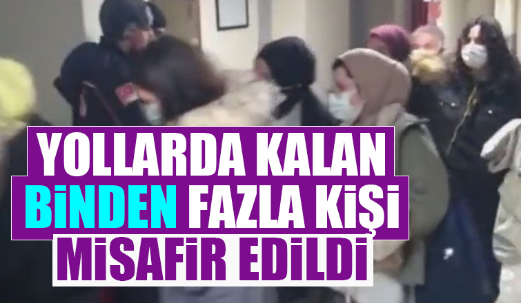 Sakarya'da binden fazla kişi misafir edildi