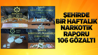 Sakarya'da bir haftada uyuşturucudan 106 gözaltı
