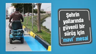 Sakarya'da bisiklet yolları güvenli hale getirildi