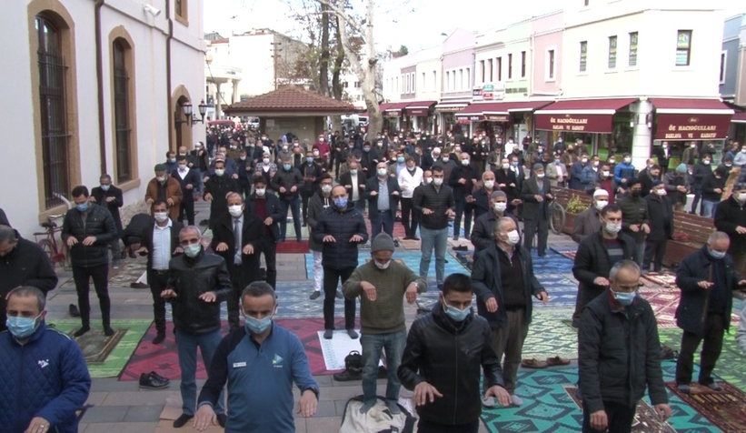 Sakarya'da camilerde yağmur duası yapıldı