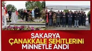 Sakarya'da Çanakkale şehitlerini anma töreni